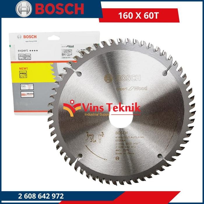 PREMIUM Bosch Circular Saw Blade Mata Gergaji Kayu 6.4 Inch X 60T Bosch 972