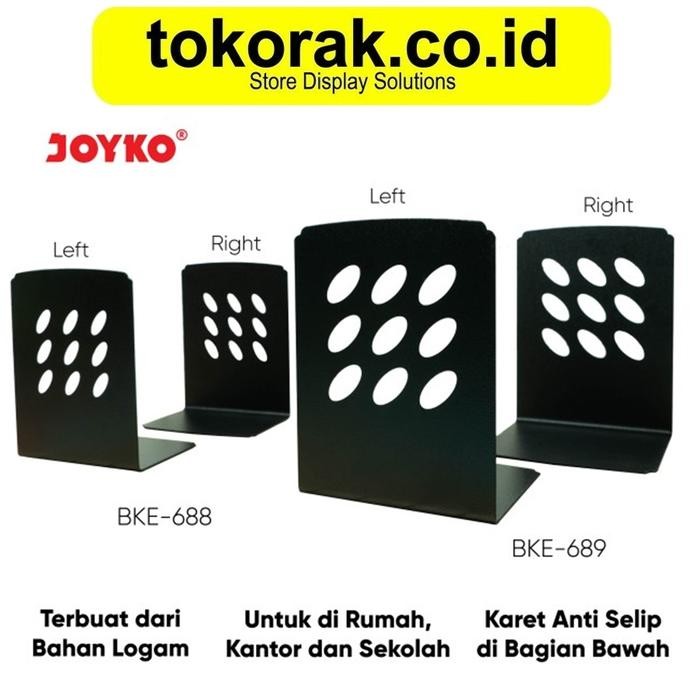 

BOOK END BESI BKE 688 PENYANGGA SANDARAN BUKU PENAHAN PEMS BUKU BOOKEND AND ENDBOOK B BKE 689 HITAM