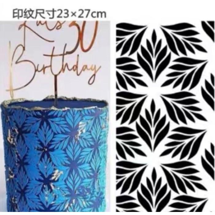 

CAKE STENCILS LACE PATTERN STENCIL CAKE DEKORASI KUE LEAF STENCIL