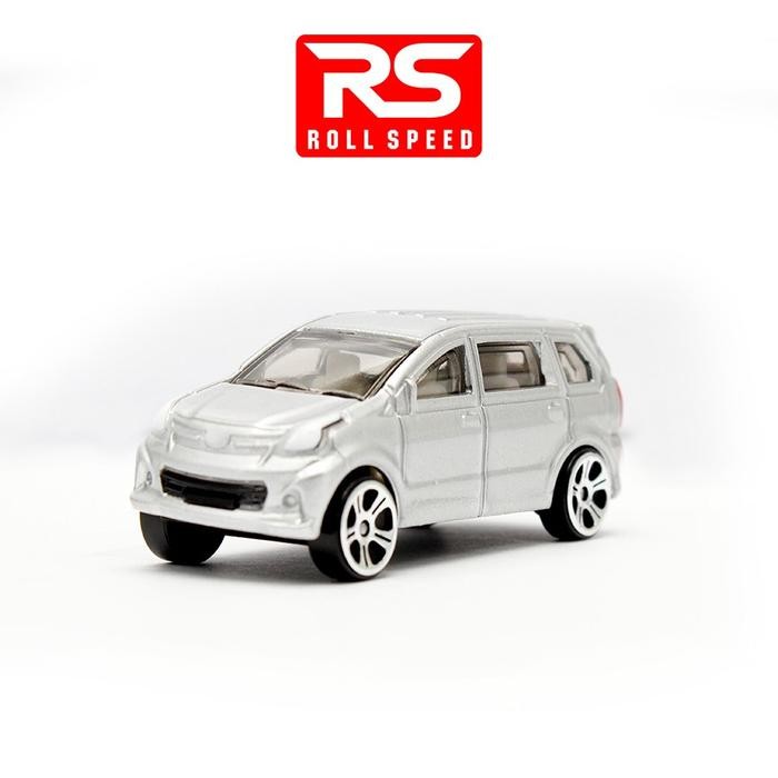 Diecast Metal 1:64 RS Roll Speed Toyota Avanza Silver