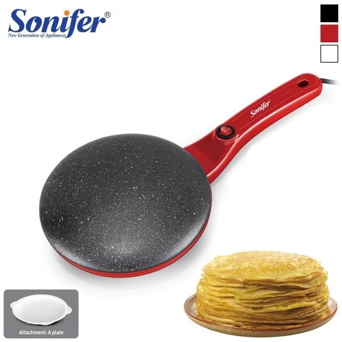 

Electric Crepe Maker Pembuat Crepes Elektrik Sonifer Gratis Ongkir