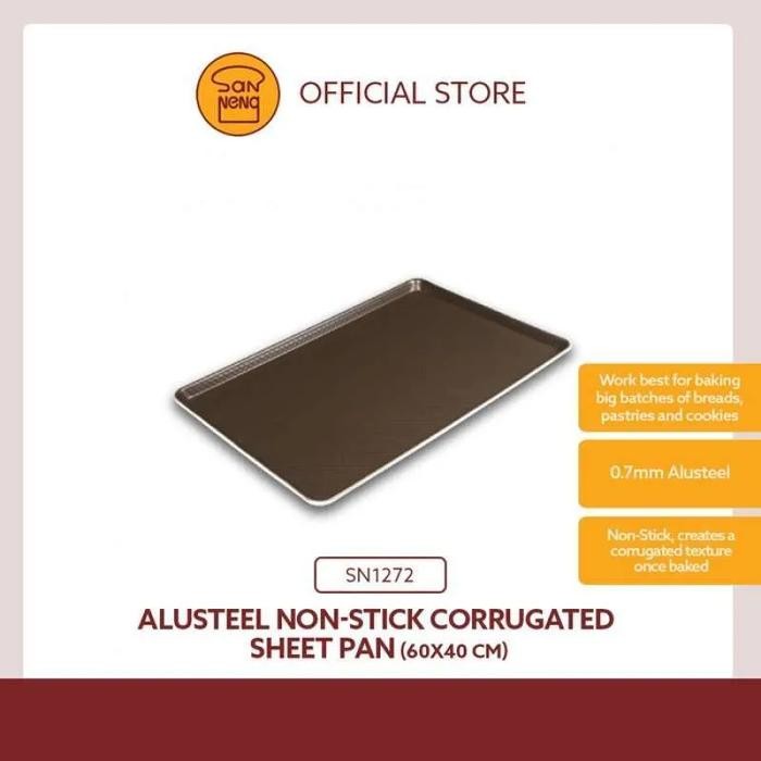 

Sn1272 Loyang Roti San Neng Alusteel Corrugated Sheet Pan Non Stick Gratis Ongkir