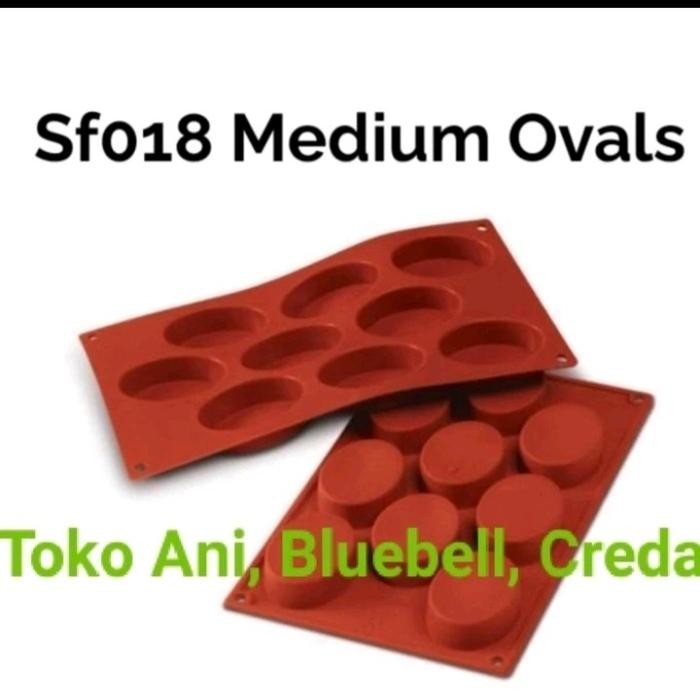 

Silikomart Silicone Flex Medium Ovals 7 Cm X 5 Cm H 2 Cm ( Sf018 ) Gratis Ongkir