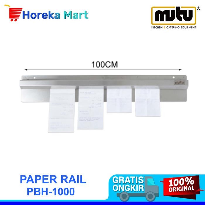 

Penjepit Menu Tagihan Paper Bill Holder Stainless Steel Mutu Pbh-1000