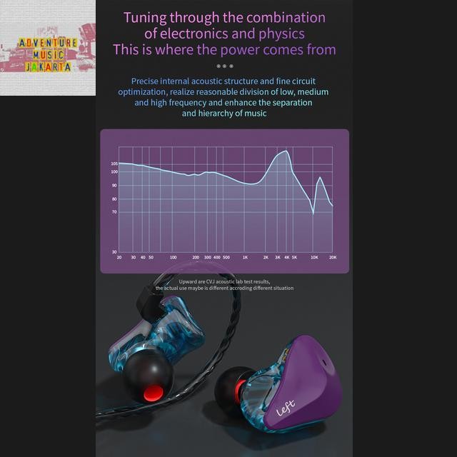 Cvj Csk In Ear Monitor Cvj-Csk Hybrid In-Ear Monitor Earphone Cvj Csk Ear Monitor