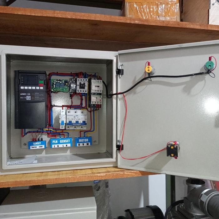 Box Panel Sako 4Kw Inverter 3Phase Motor Vfd 4Kw Full Protection