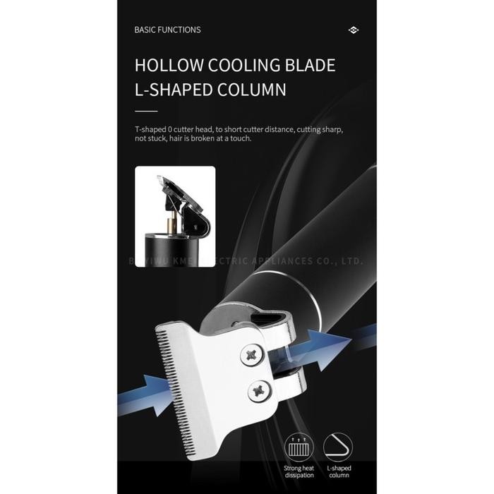 PROMO / TERMURAH Alat Cukur Rambut Kemei Km-1943 Hair Trimmer Detailer Km 1943 TERBAIK