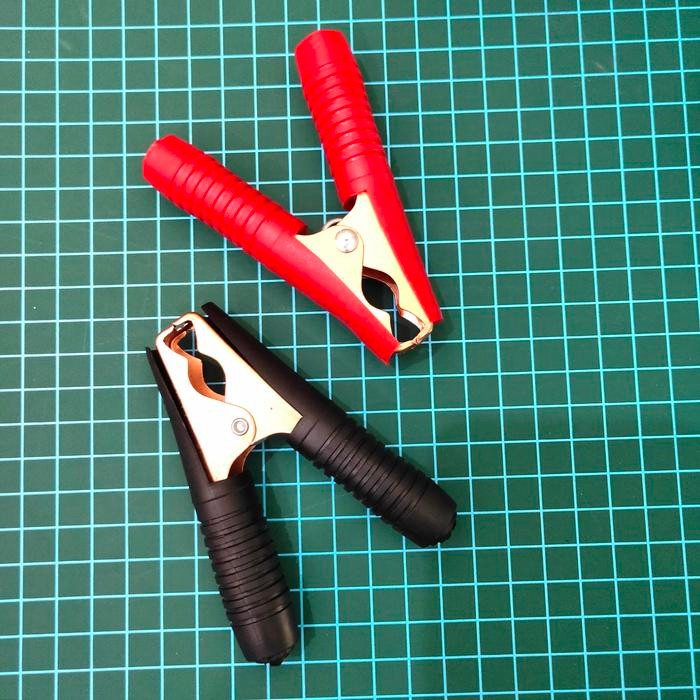 Jepit Japit Buaya Aki Capit Buaya Aki 40-200Ah Tembaga Bagus Jamp Aki