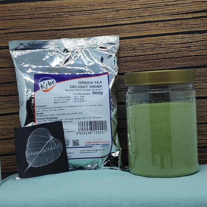 

Green Tea Delight Drink Kobe 1/2Kg/Matcha Ice Blend500Gr/Latte/Tehijau