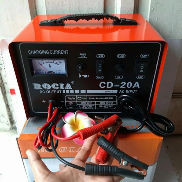 BATTERY CHARGER 12V/24V 20A CHARGER AKI 20A CHARGER AKI UP TO 400AH