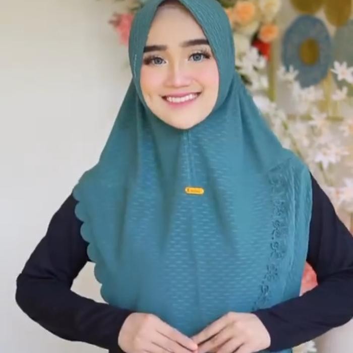 Jilbab Instan Laser Cutting Tsamara By Rizwa Kerudung