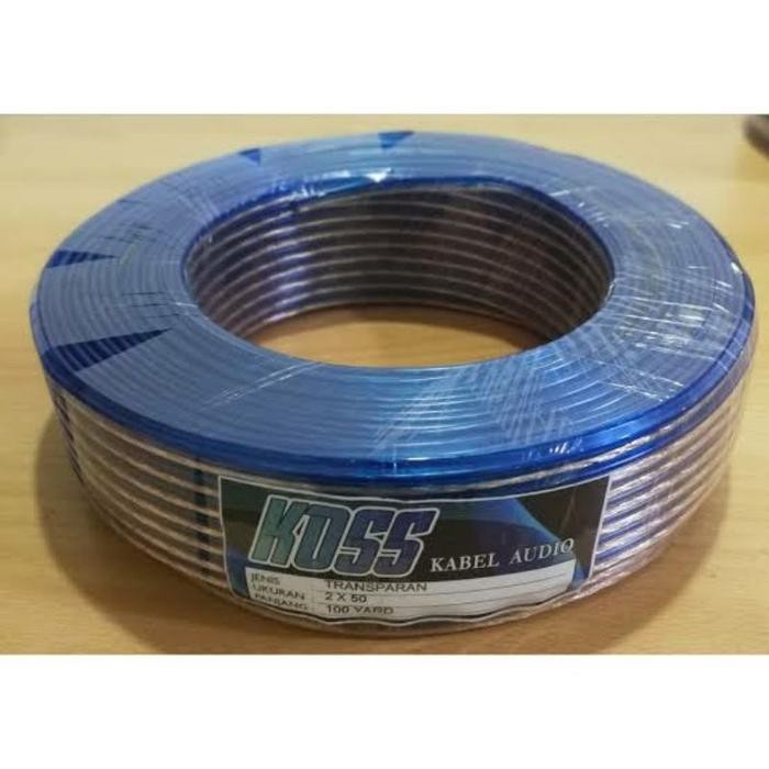 (Expert) KABEL LISTRIK SERABUT / KABEL LISTRIK TRASNPARAN KOSS 2x50,