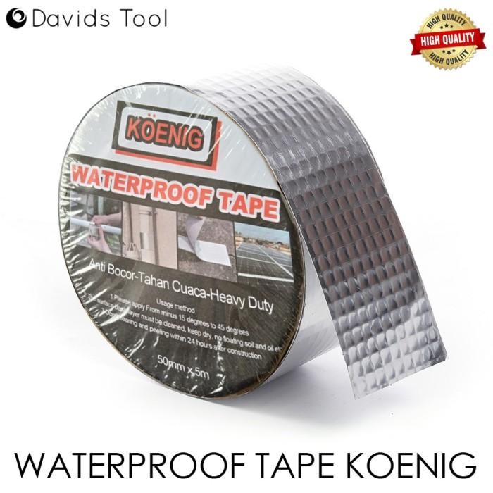 (Expert) Lakban Waterproof Isolasi Anti Bocor Lem Seng Alumunium Foil Koenig