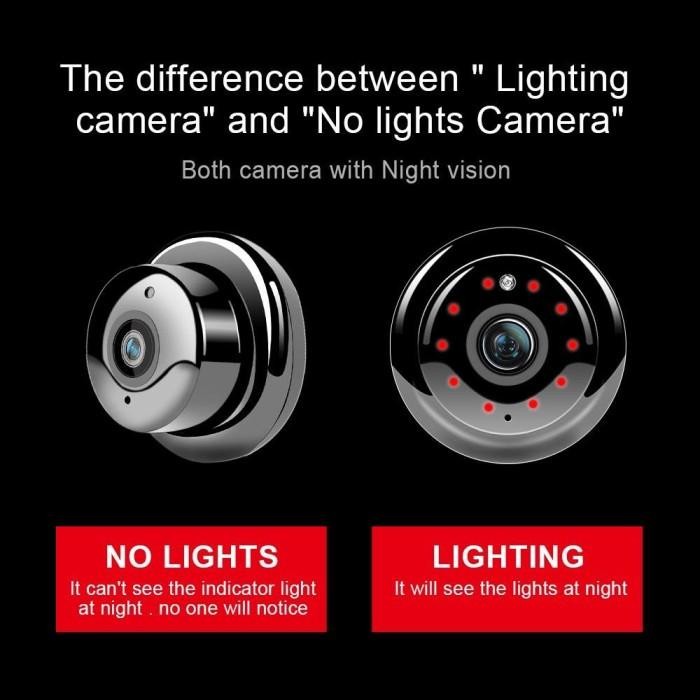 [Expres] Ip Camera CCTV V380 SPY Camera Ip HD960p Hidden Wifi CCTV NIGHT VISION