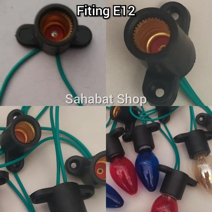 ADA DISINI__ FITING LAMPU TIDUR E12 FITTING BOHLAM CABE KECIL