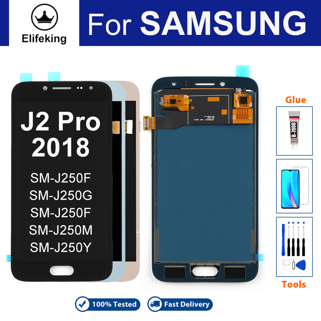 LCD For Samsung Galaxy J2 Pro 2018 J250 SM-J250F SM-J250G Display Touch Screen Digitizer Assembly Re