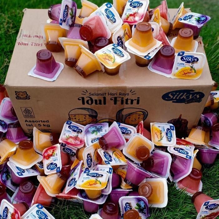 

New 40PCS SILKYS DUO PUDDING GULA AREN MIX FRUIT