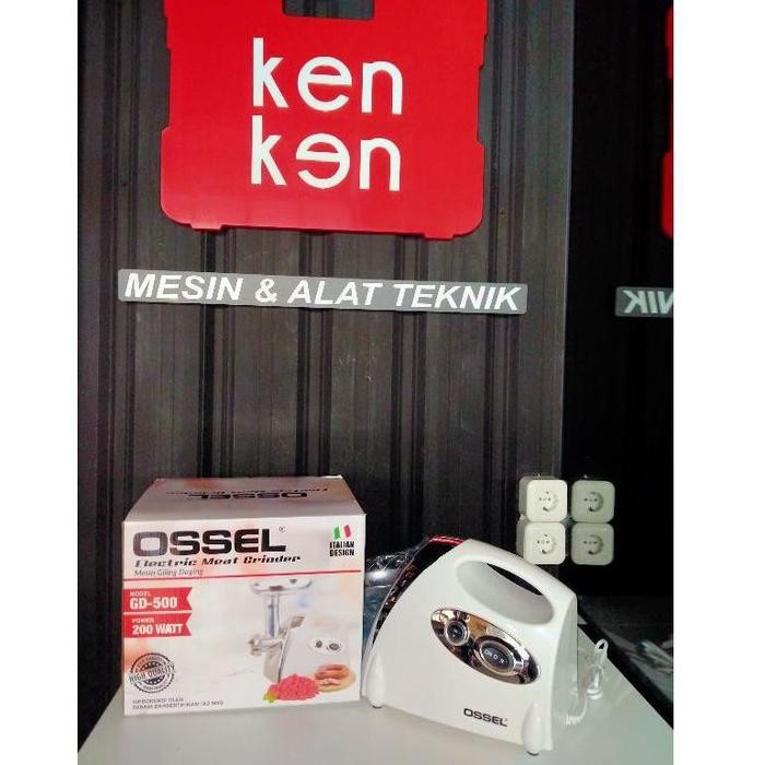 (Expert) OSSEL GD500 Meat Grinder Mesin Gilingan Daging Listrik Giling