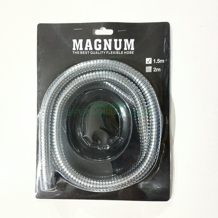 FLEXIBLE HOSE SHOWER STAINLESS 1,5MTR DIAMETER 17MM