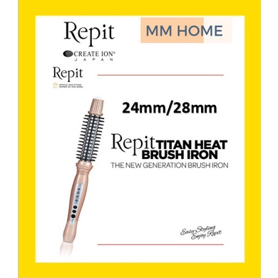 BEBAS ONGKIR - REPIT Titan Heat Brush Iron 24mm Catokan Pengeriting rambut REPIT
