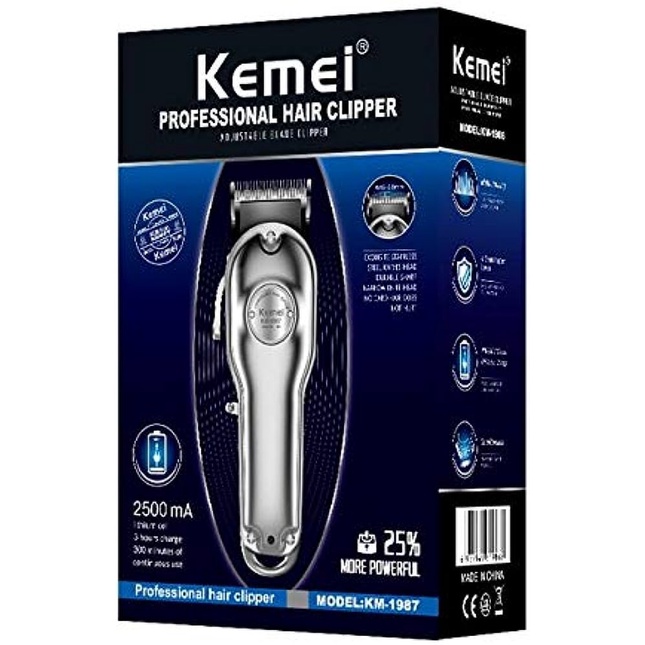 Alat Mesin Cukur Rambut Kemei 1987 Hair Clipper Trimmer Cordless