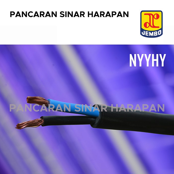 Terbagus Kabel Listrik Jembo Nyyhy 2X2.5 Mm 1 Roll - 50 Meter