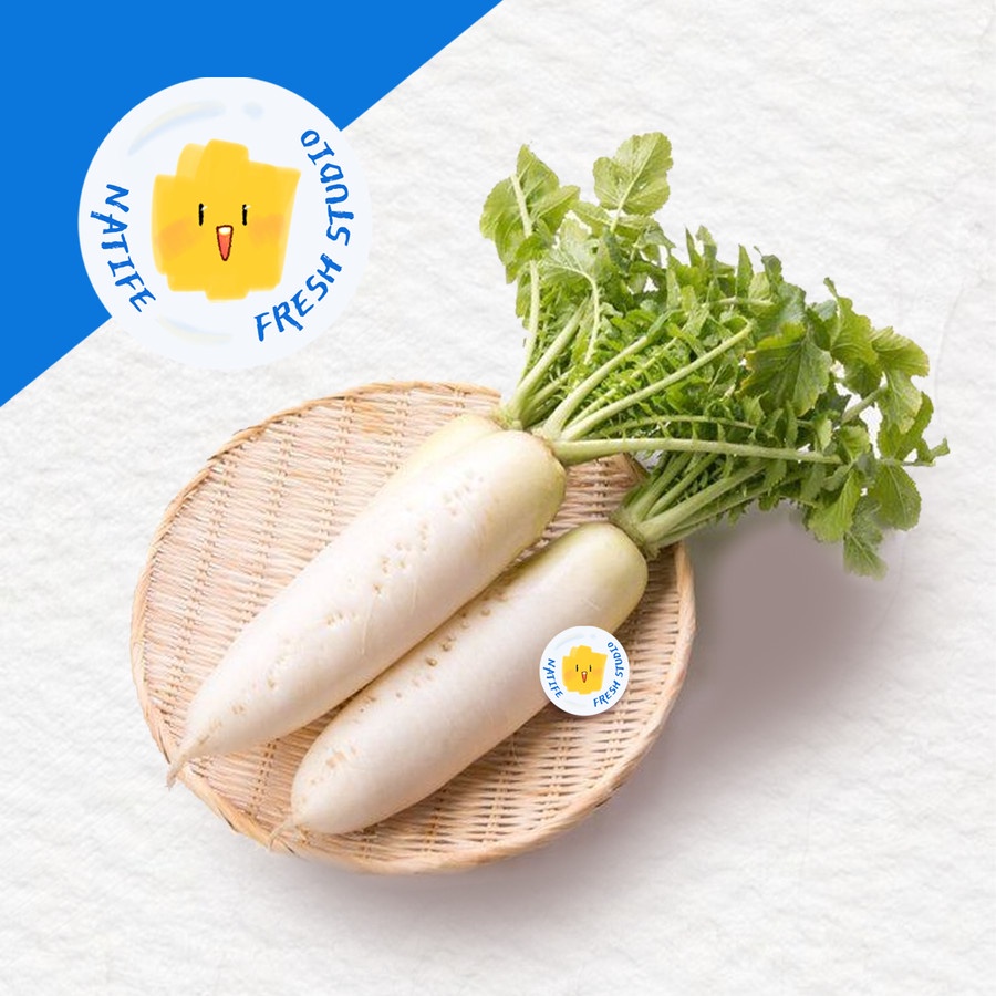 

SAYUR Lobak Putih Turnip - 250gr 500gr 1000gr 1kg | SEGAR FRESH - 1000gr