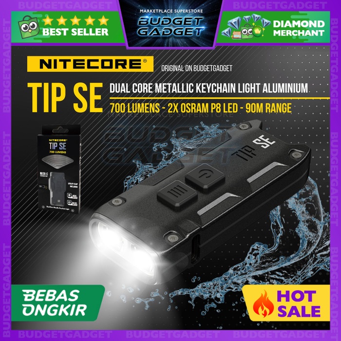 NITECORE TIP SE Senter LED 2 OSRAM P8 700 Lumens