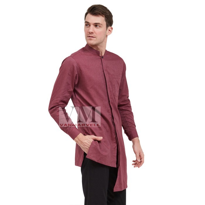 Vm Gamis Merah Maroon Baju Koko Jumbo Pria Maroon Gamis Pakistan