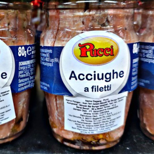 

Promo Pucci Acciughe Anchovies Fillet In Oil/Anchovy In Sunflower Oil 75 Gr Ready
