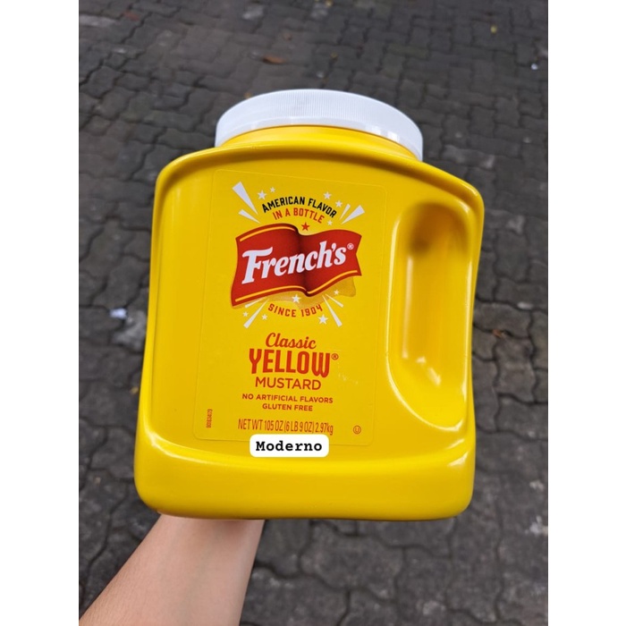 

Terbaru French French'S Classic Yellow Mustard 105Oz / 2,98Kg Ready