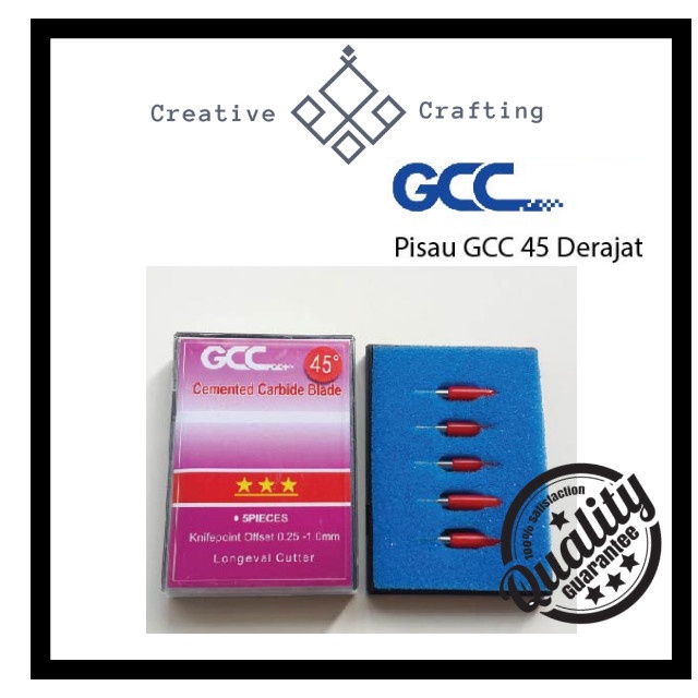 STOK TERBARU Mata Pisau GCC AR-24 45 derajat 1 Box 5pcs / pisau GCC
