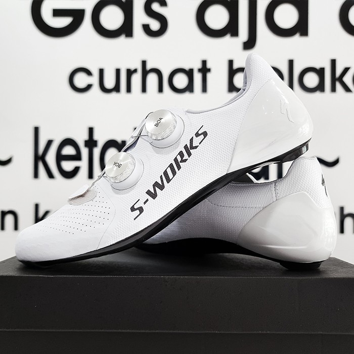Sepatu Cleat Sepeda S-Works 7 Road Shoes - White