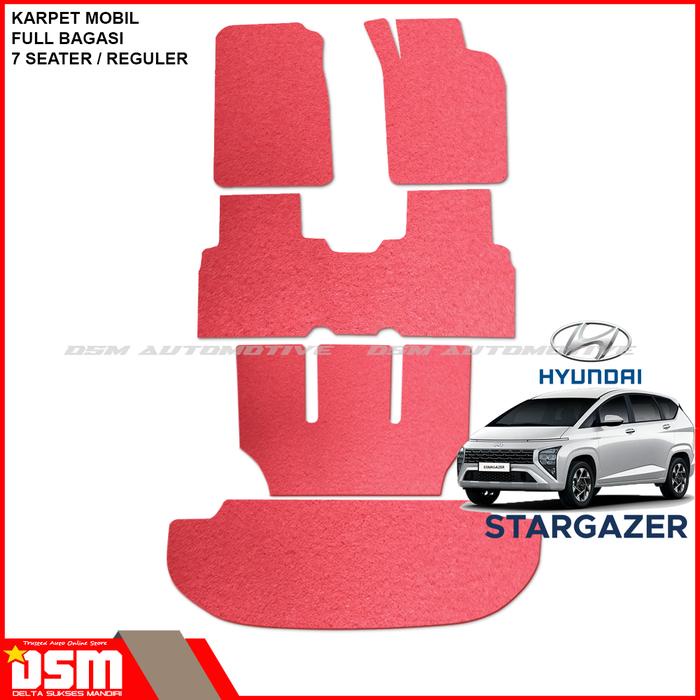 Karpet Mobil Mie Hyundai Stargazer - Full Bagasi / Karpet Mie Coil Mat High Quality