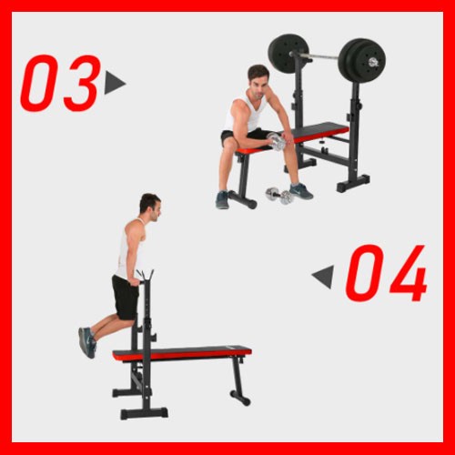Nazar Bangku Ben Press Multifungsi Murah Alat Fitness Home Gym