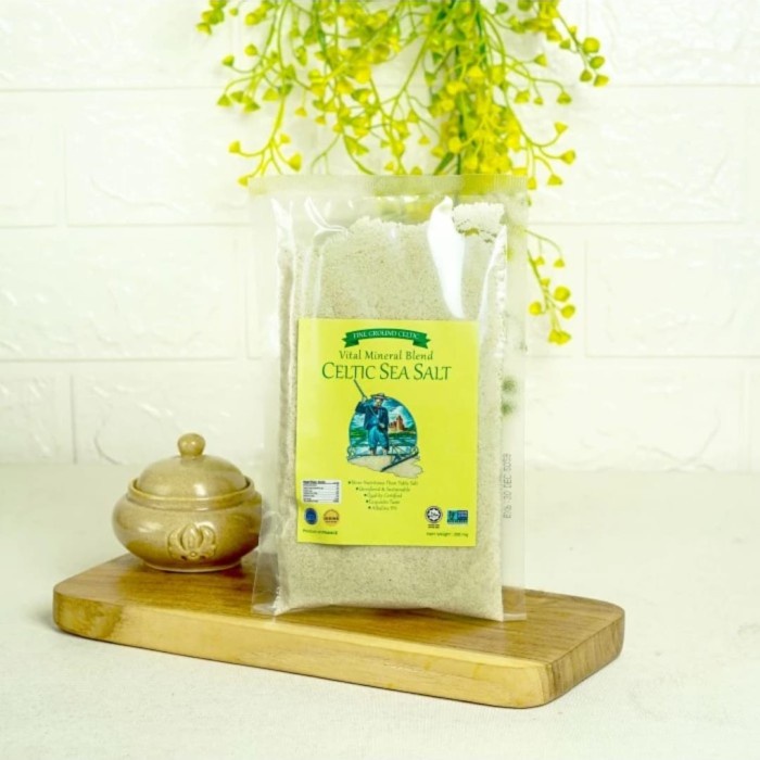 

terbaru !!! celtic fine sea salt 200 g garam halus ready