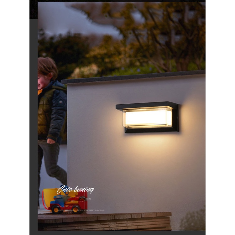 TALEX Outdoor Lamp With Motion Sensor Waterproof IP65 LED Wall Lamp Porch Garden PIR Wall Lamp Outdo