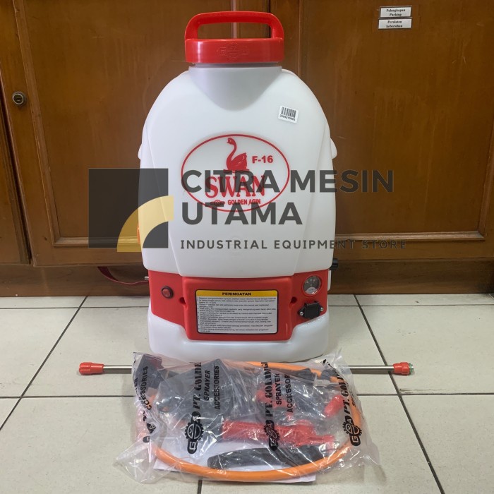 Sprayer Hama Elektrik Swan F-16 16 Liter Alat Semprot Hama Elektrik