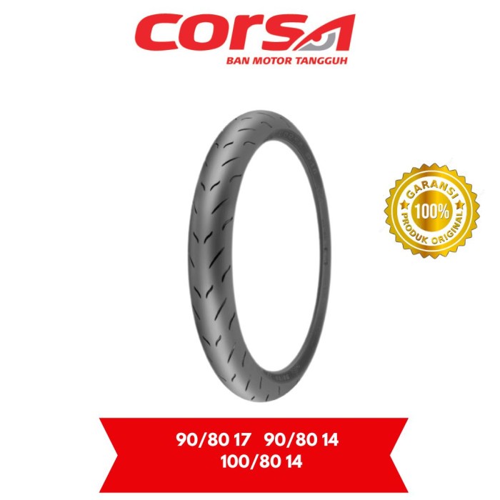 Ban Tubeless Corsa Platinum R46 Soft Compound 80 90 100 14 17 Motor