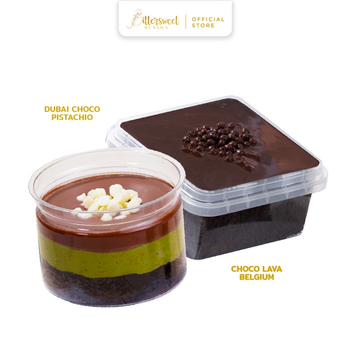 

DUBAI CHOCO PISTACHIO + CHOCO LAVA BELGIUM KODE 1171