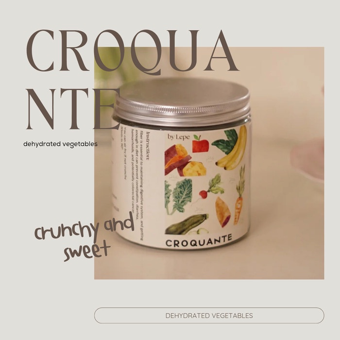 

CROQUANTE BY LEPETITEBYMOH - HEALTHY VEGETABLE AND FRUIT SNACK KODE 971