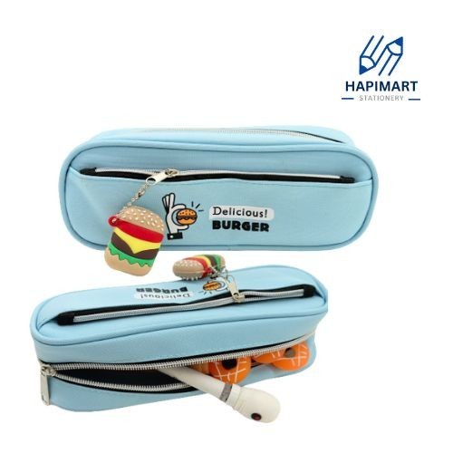 

Tempat Pensil Anak Delicious Burger Pencil Case Pouch Import