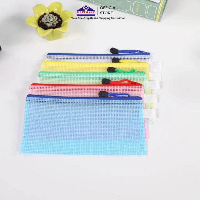 

Zip Bag Pocket Folder Pouch Filling Stationery Organizer Multifungsi