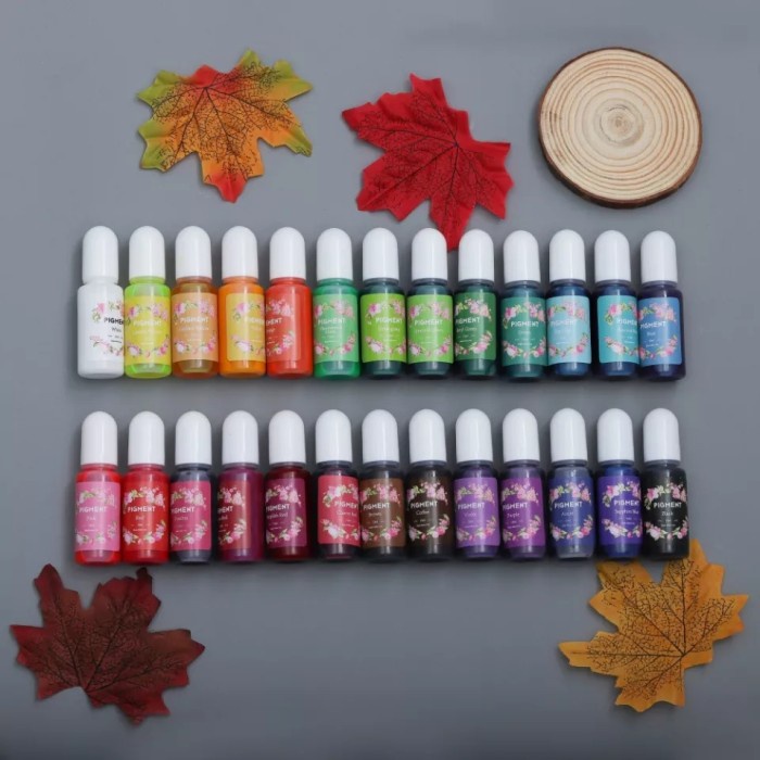 PEWARNA RESIN CAIR PIGMEN CRYSTAL CLEAR BENING PIGMENT DYE SLIME