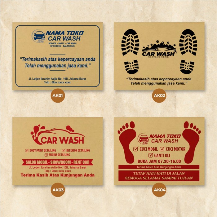 

KERTAS ALAS KAKI CUCI MOBIL CUSTOM CARWASH SAMSON TERMURAH
