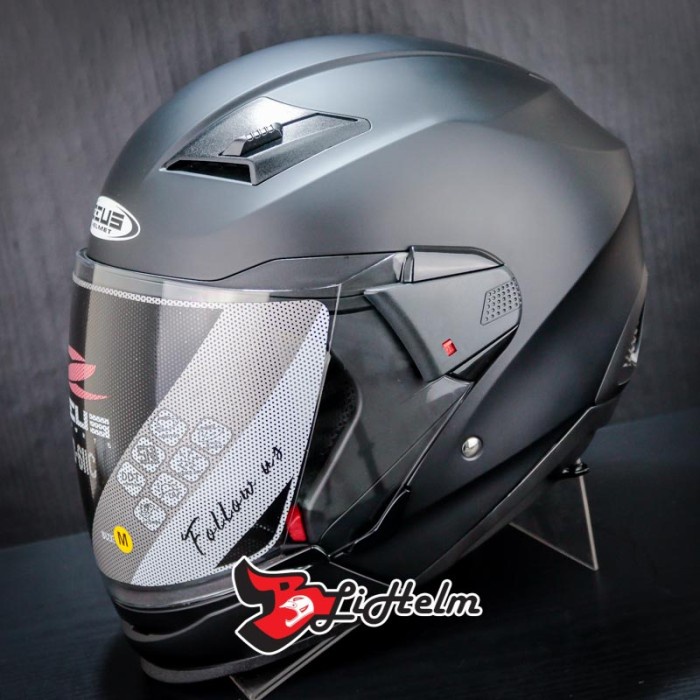 Helm Zeus Zs 611C Solid Black Doff