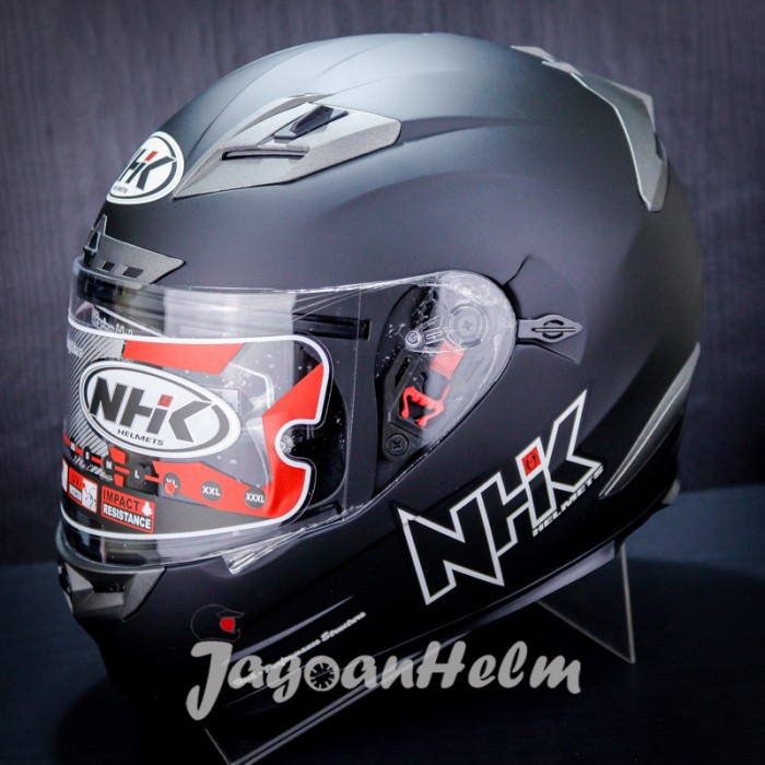 Nhk Helm Rx9 / Rx 9 Hitam Dop / Rx-9 Solid Black Doff