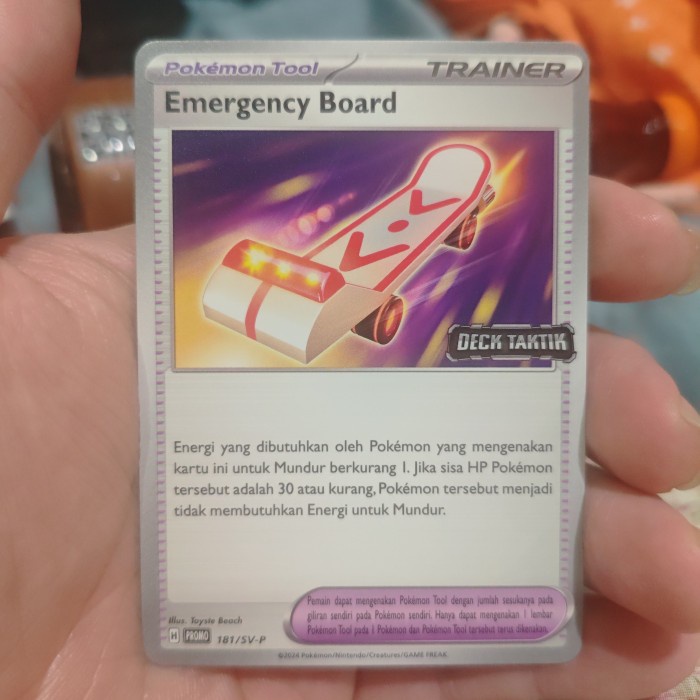 (BRI) emergency board deck taktik TCG pokemon
