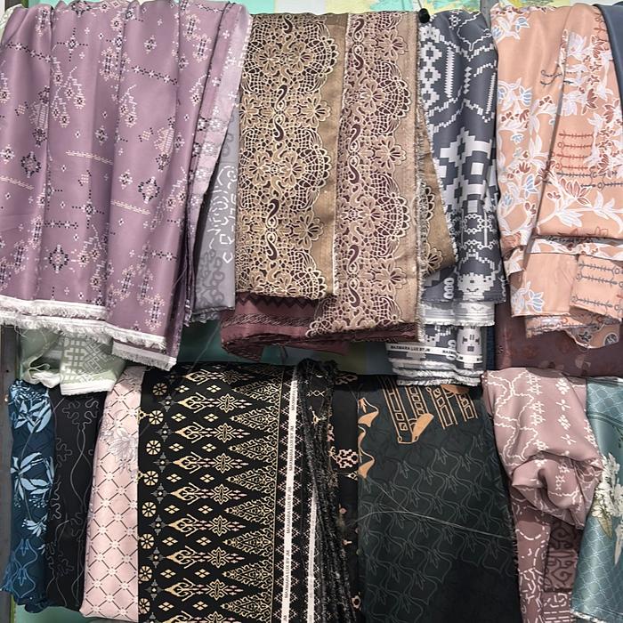 (SALE MAXMARA) MAXMARA LUX/SILK HALUS PREMIUM SERAGAM GAMIS MEWAH ELEGANT LEBAR 150CM