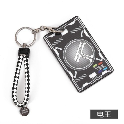 

NEW Knight Cards Holder Bus Pass Business Card Case Keychain Pendant - Den-o Kode 320